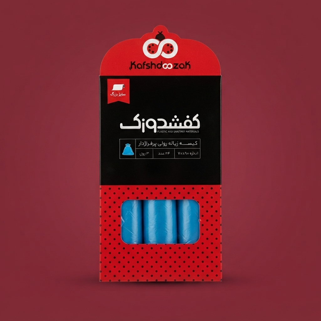 کیسه زباله کفشدوزک سایز بزرگ